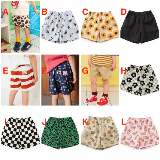 日本童裝 BREEZE 休閒短褲 80-150cm 男童款/女童款 夏季 PANTS