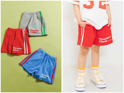 日本童裝 BREEZE 條紋運動短褲 80-140cm 男童款 夏季 PANTS