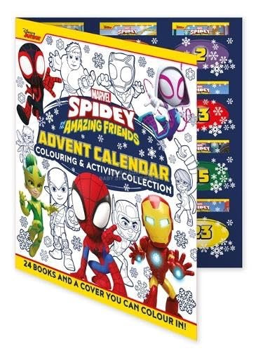 英美直送 Marvel Spidey and his Amazing Friends Coloring & Activity Book 聖誕倒數日曆 兒童款 聖誕快樂特輯 聖誕倒數日曆A 不參與$900免運 滿$900可加$25免運 Christmas Advent Calendars 2025