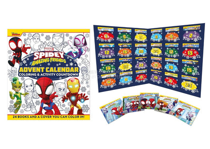 英美直送 Marvel Spidey and his Amazing Friends Coloring & Activity Book 聖誕倒數日曆 兒童款 聖誕快樂特輯 聖誕倒數日曆A 不參與$900免運 滿$900可加$25免運 Christmas Advent Calendars 2025