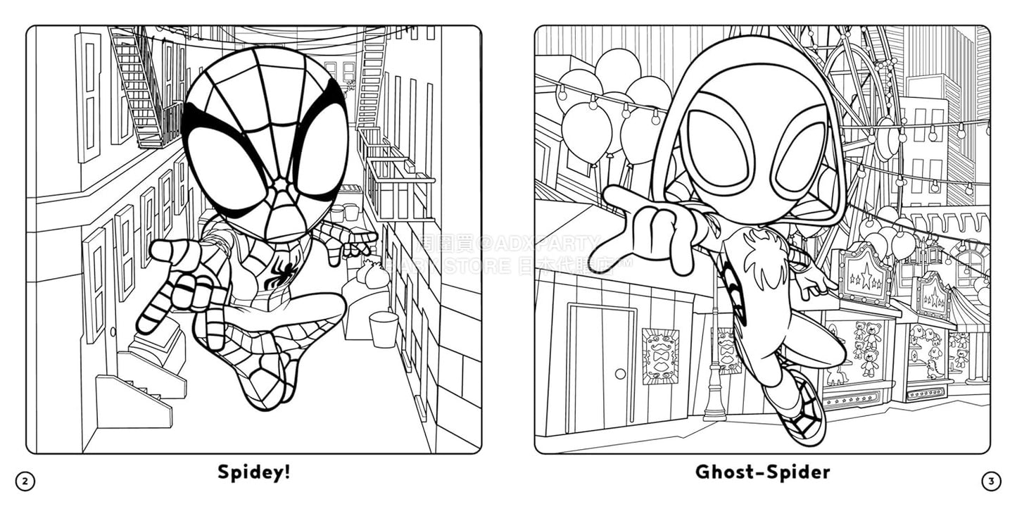 英美直送 Marvel Spidey and his Amazing Friends Coloring & Activity Book 聖誕倒數日曆 兒童款 聖誕快樂特輯 聖誕倒數日曆A 不參與$900免運 滿$900可加$25免運 Christmas Advent Calendars 2025