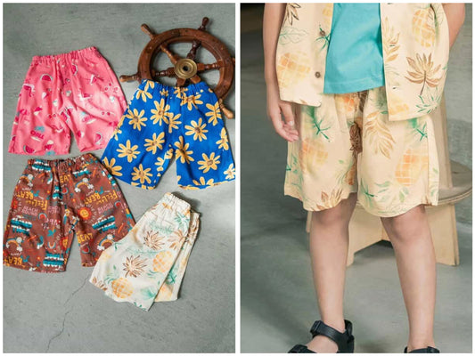 日本童裝 BREEZE Aloha度假風短褲 80-140cm 男童款 夏季 PANTS