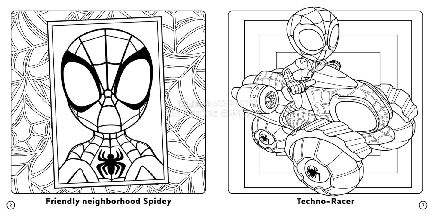 英美直送 Marvel Spidey and his Amazing Friends Coloring & Activity Book 聖誕倒數日曆 兒童款 聖誕快樂特輯 聖誕倒數日曆A 不參與$900免運 滿$900可加$25免運 Christmas Advent Calendars 2025