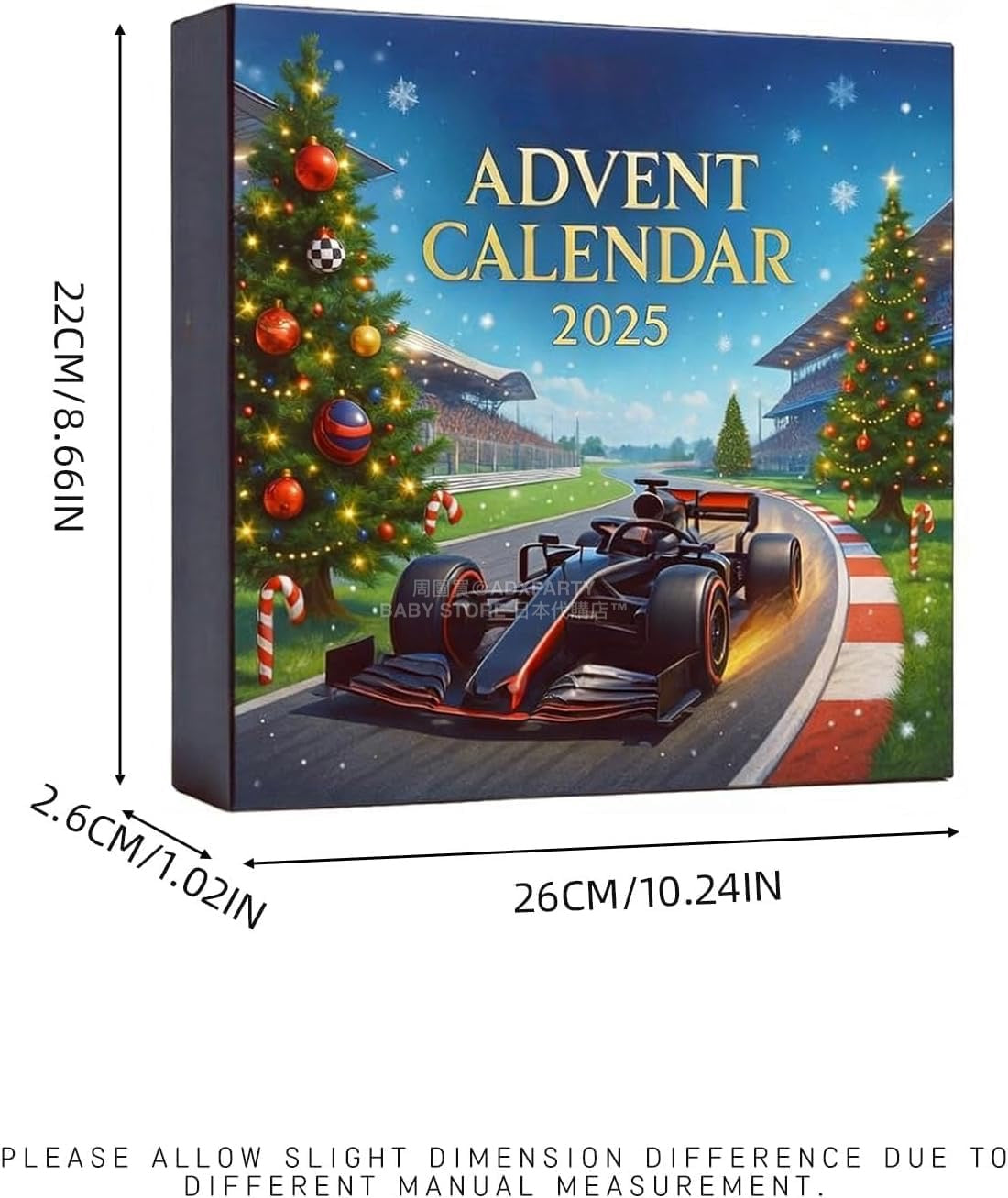 英美直送 Racing Team Ornament 聖誕倒數日曆 兒童款 聖誕快樂特輯 聖誕倒數日曆 不參與$900免運 滿$900可加$25免運 Christmas Advent Calendars 2025