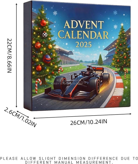 英美直送 Racing Team Ornament 聖誕倒數日曆 兒童款 聖誕快樂特輯 聖誕倒數日曆 不參與$900免運 滿$900可加$25免運 Christmas Advent Calendars 2025