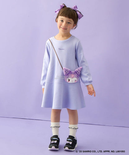 日本童裝 aF#a325 x Sanrio My Melody&Kuromi可愛連身裙 90-140cm 女童款 秋季 DRESSES