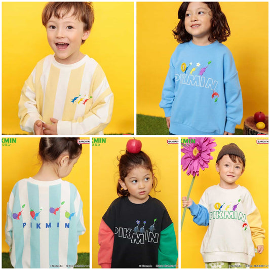 日本童裝 BREEZE x Pikmin 衛衣 80-140cm 男童款/女童款 冬季 TOPS