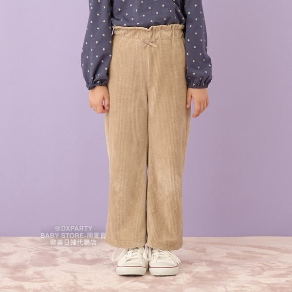 日本童裝 Ly# mine 絨毛針織微喇叭褲 100-150cm 女童款 秋季 PANTS