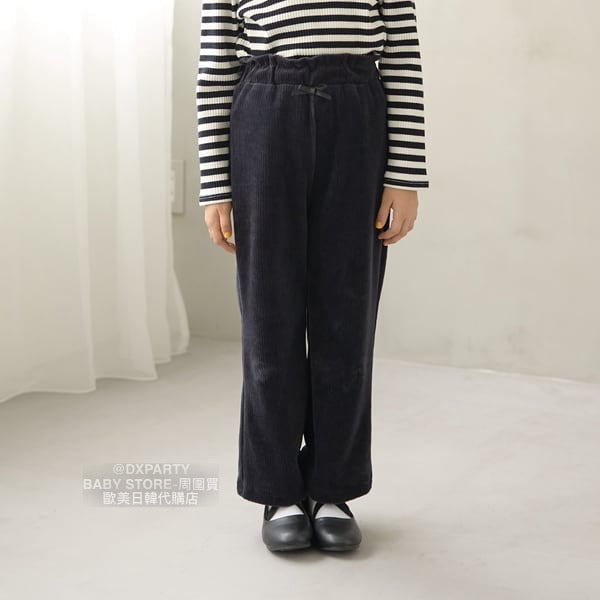 日本童裝 Ly# mine 絨毛針織微喇叭褲 100-150cm 女童款 秋季 PANTS