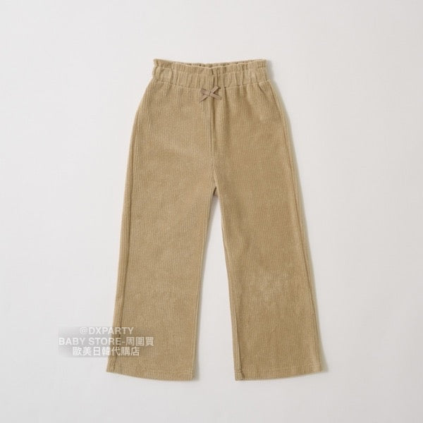 日本童裝 Ly# mine 絨毛針織微喇叭褲 100-150cm 女童款 秋季 PANTS