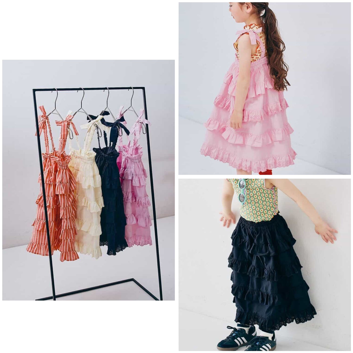 日本童裝 p.premier 2Way 吊帶連身裙/半裙 80-140cm 女童款 夏季  DRESSES  SKIRTS