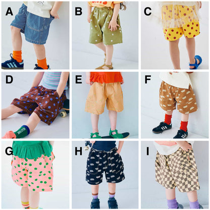 日本童裝 p.premier 印花斜紋布工裝短褲 80-140cm 男童款/女童款 夏季  PANTS