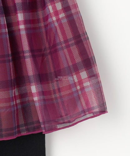 日本童裝 aF#a325 假兩件網紗裙連褲 90-140cm 女童款 秋季  SKIRTS PANTS