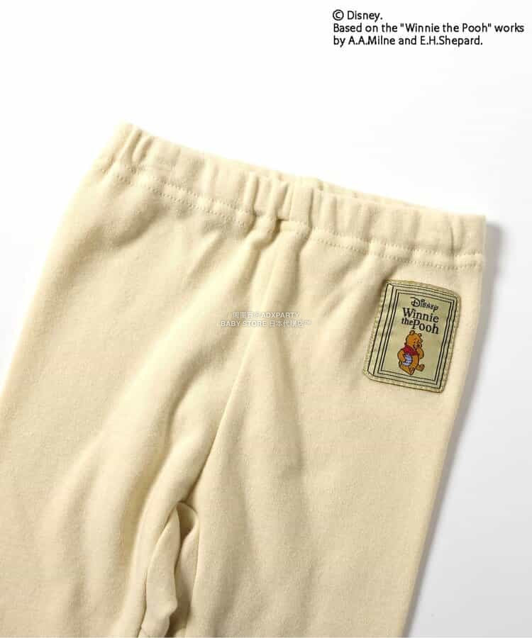 日本童裝 apres les cours x Disney 小熊維尼 包腳可愛緊身褲 70-80cm 男童款/女童款 冬季 PANTS