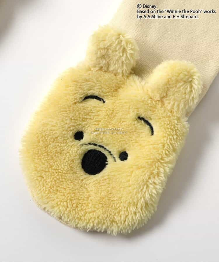 日本童裝 apres les cours x Disney 小熊維尼 包腳可愛緊身褲 70-80cm 男童款/女童款 冬季 PANTS