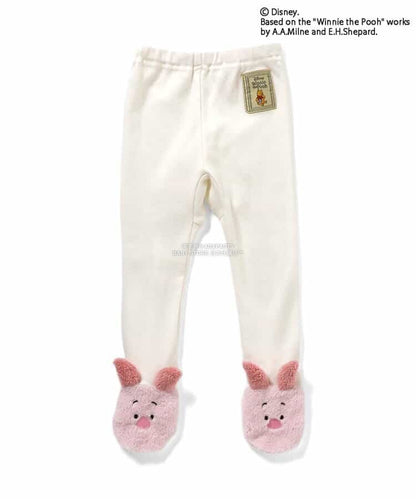 日本童裝 apres les cours x Disney 小熊維尼 包腳可愛緊身褲 70-80cm 男童款/女童款 冬季 PANTS