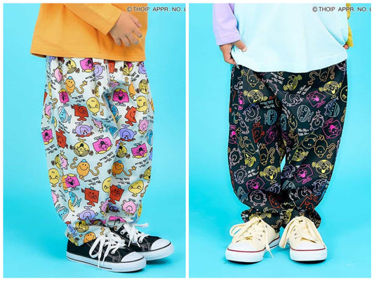 日本童裝 F.O.KIDS x MR.MEN LITTLE MISS 滿印長褲 80-140cm 男童款/女童款 秋季 PANTS 其他品牌童裝