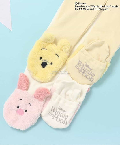 日本童裝 apres les cours x Disney 小熊維尼 包腳可愛緊身褲 70-80cm 男童款/女童款 冬季 PANTS