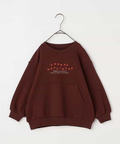 日本童裝 p.premier 刺繡字母口袋衛衣 80-140cm 男童款/女童款 秋季  TOPS