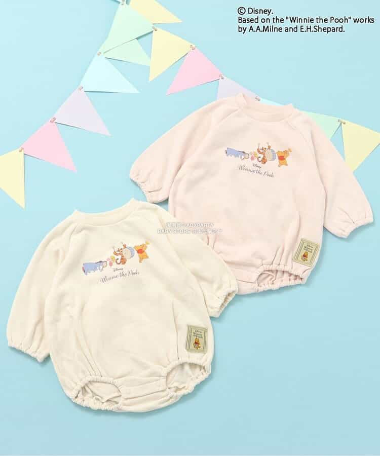 日本童裝 apres les cours x Disney 小熊維尼 連衣 70-80cm 男童款/女童款 冬季 Jumpsuit