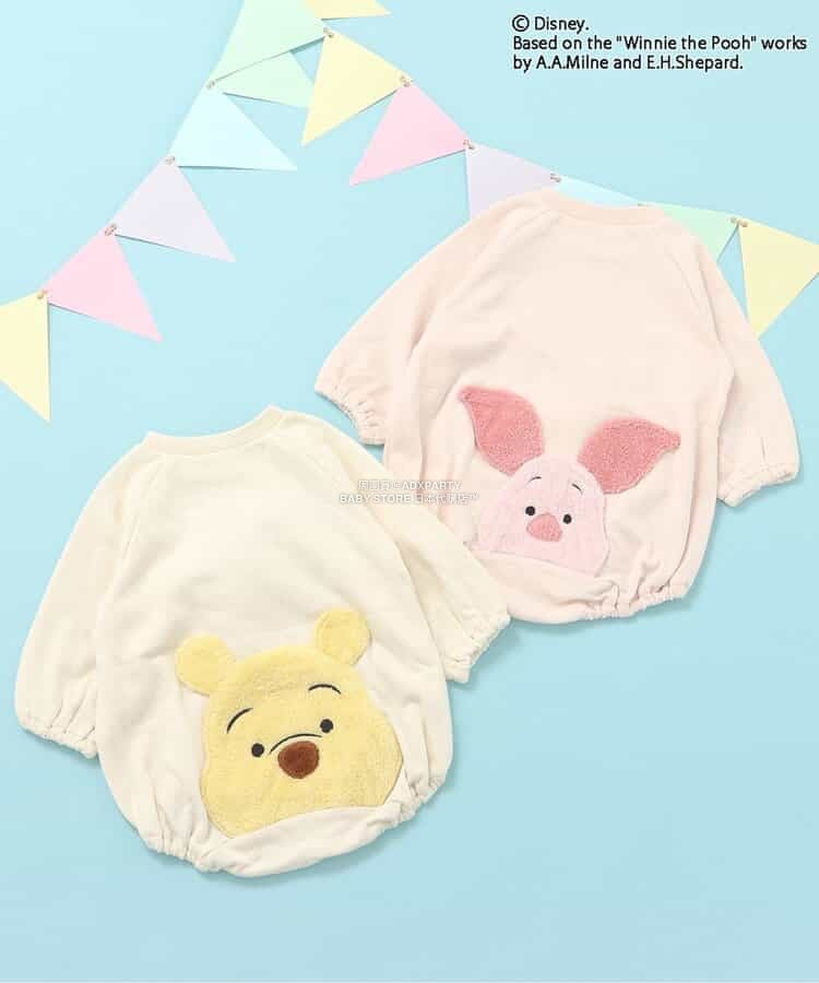 日本童裝 apres les cours x Disney 小熊維尼 連衣 70-80cm 男童款/女童款 冬季 Jumpsuit