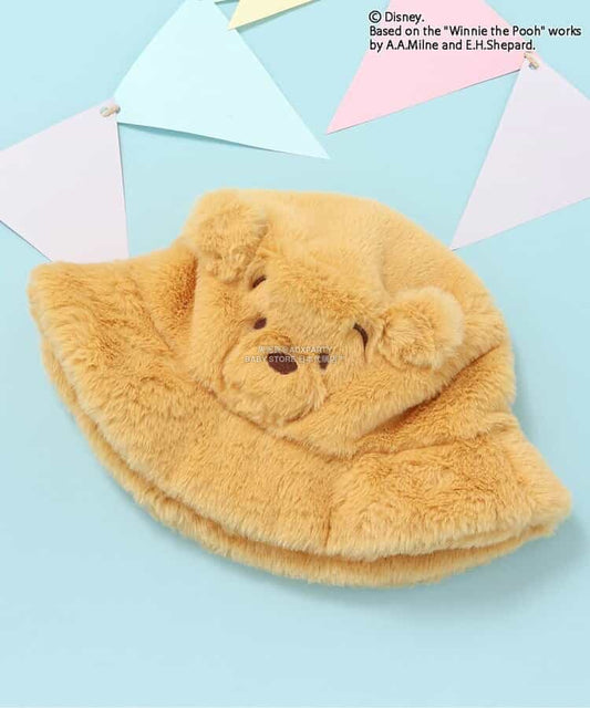 日本直送 apres les cours x Disney 小熊維尼毛毛帽 48-54cm 帽系列