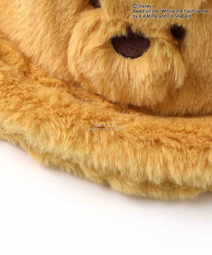 日本直送 apres les cours x Disney 小熊維尼毛毛帽 48-54cm 帽系列