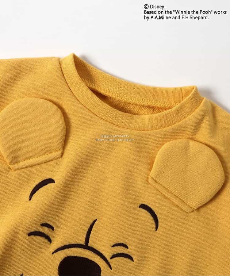 日本童裝 apres les cours x Disney 小熊維尼 80-130cm 男童款/女童款 冬季 TOPS 聖誕紅/新年紅