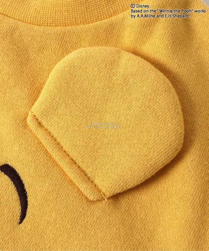 日本童裝 apres les cours x Disney 小熊維尼 80-130cm 男童款/女童款 冬季 TOPS 聖誕紅/新年紅