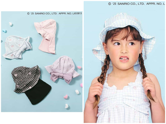 Ampersand x Sanrio UV-blocking swim cap (46-56cm) shipped directly from Japan. Girls' summer swimsuit special edition. 