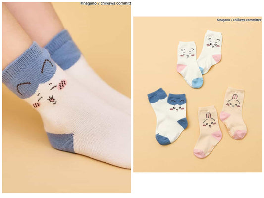 日本直送 apres les cours x Chiikawa 襪一對 10-21cm 襪系列