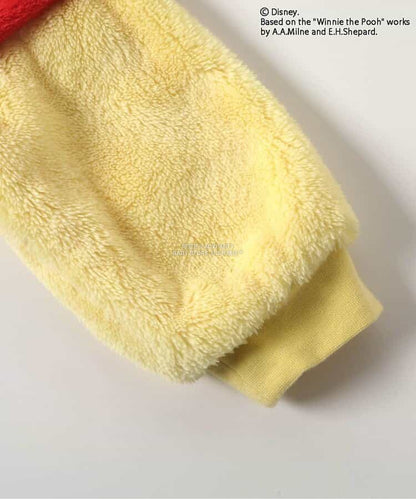 日本童裝 apres les cours x Disney 小熊維尼毛毛連帽衫 80-130cm 男童款/女童款 冬季 TOPS