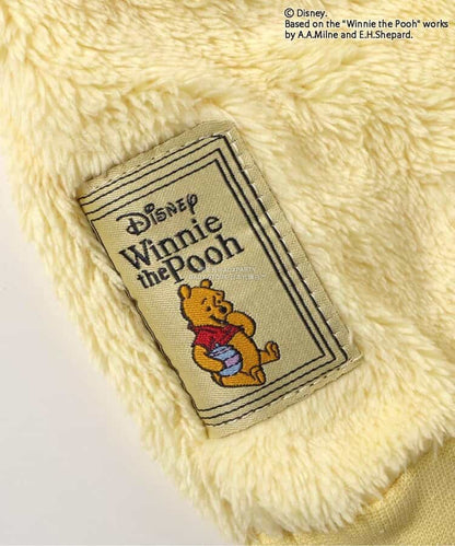 日本童裝 apres les cours x Disney 小熊維尼毛毛連帽衫 80-130cm 男童款/女童款 冬季 TOPS