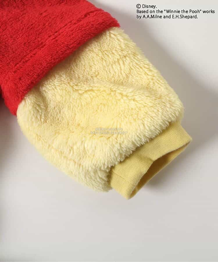 日本童裝 apres les cours x Disney 小熊維尼毛毛連衣 70-80cm 男童款/女童款 冬季 Jumpsuit