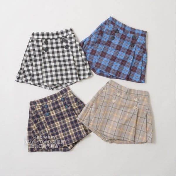 日本童裝 Ly# mine 格仔裙褲 100-150cm 女童款 秋季  SKIRTS  PANTS