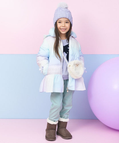 日本童裝 aF#a325 蝴蝶結針織上衣 110-160cm 女童款 冬季 TOPS