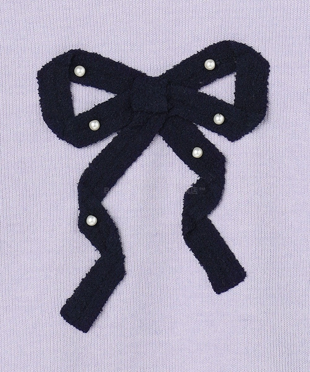 日本童裝 aF#a325 蝴蝶結針織上衣 110-160cm 女童款 冬季 TOPS