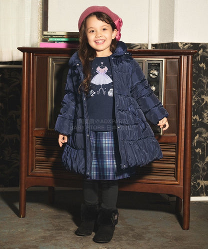 日本童裝 aF#a325 立體印花衛衣 100-150cm 女童款 冬季 TOPS