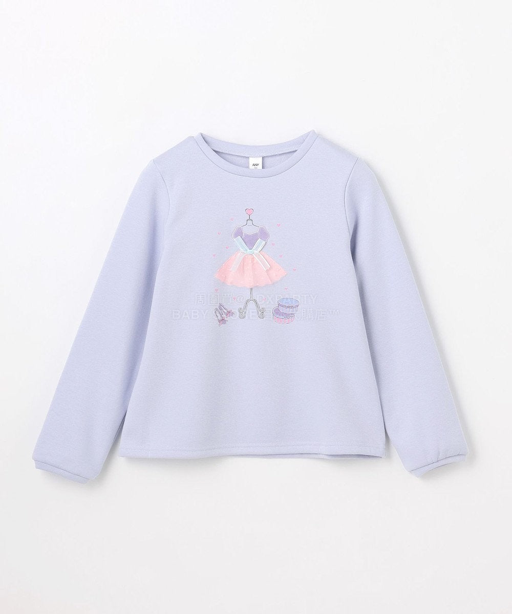 日本童裝 aF#a325 立體印花衛衣 100-150cm 女童款 冬季 TOPS