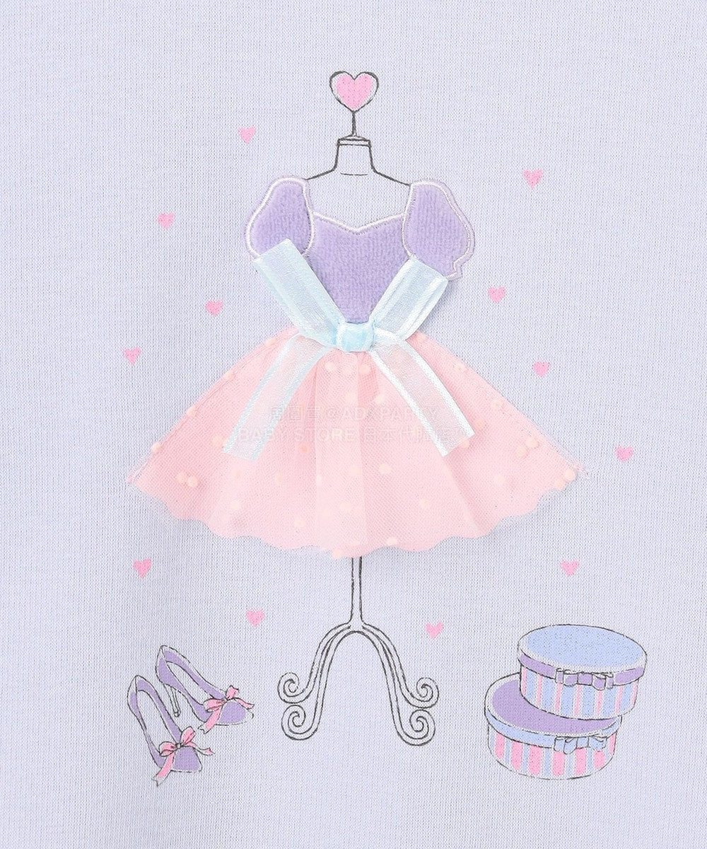 日本童裝 aF#a325 立體印花衛衣 100-150cm 女童款 冬季 TOPS