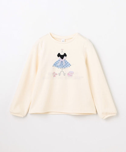 日本童裝 aF#a325 立體印花衛衣 100-150cm 女童款 冬季 TOPS