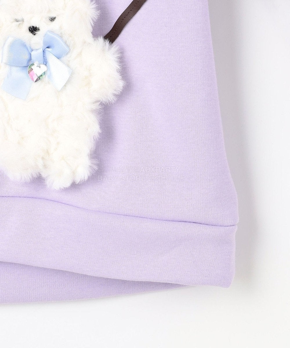 日本童裝 aF#a325 毛毛公仔口袋衛衣 90-150cm 女童款 冬季 TOPS