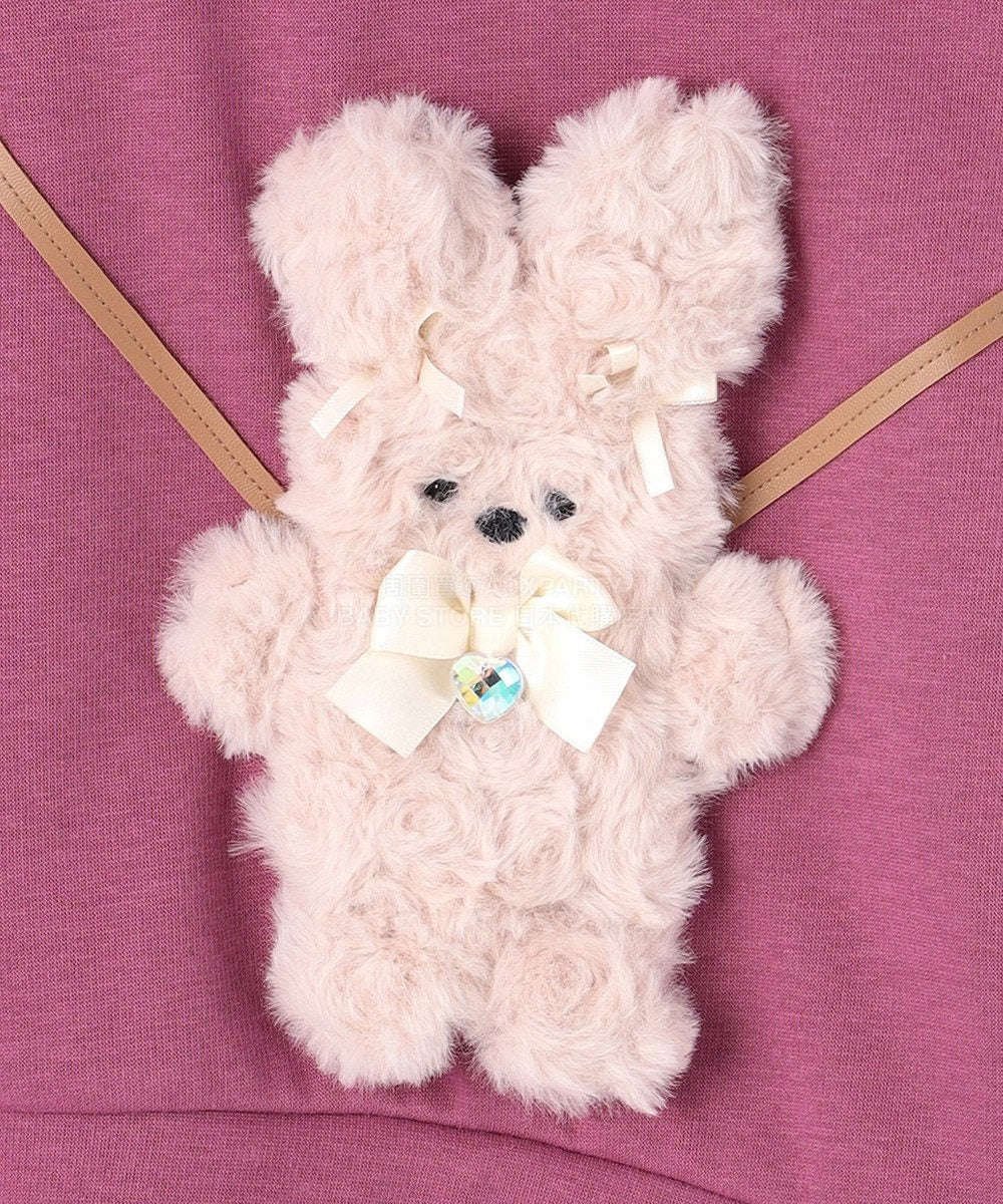 日本童裝 aF#a325 毛毛公仔口袋衛衣 90-150cm 女童款 冬季 TOPS