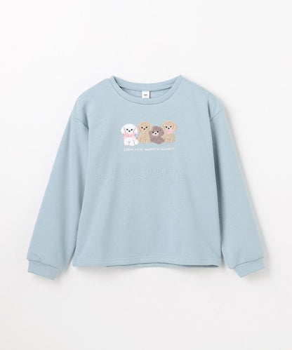 日本童裝 aF#a325 貓貓刺繡圖案衛衣 90-150cm 女童款 冬季 TOPS