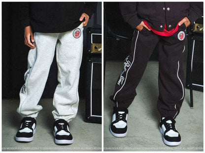 日本童裝 NEXCHIC x The Rolling Stones 運動長褲 110-150cm 男童款/女童款 秋季 PANTS 其他品牌童裝