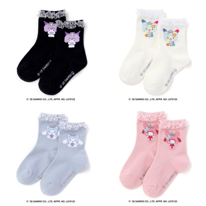日本直送 Slap Slip x Sanrio 襪一對 13-21cm 襪系列