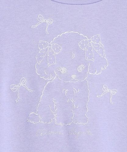 日本童裝 aF#a325 動物刺繡圖案衛衣 90-150cm 女童款 冬季 TOPS