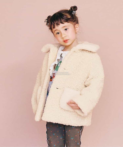 日本童裝 p.premier 泰迪毛夾棉保暖外套 80-140cm 男童款/女童款 初生嬰兒 秋季 (適合初秋、香港平均溫度、寒冷天氣）OUTERWEAR  