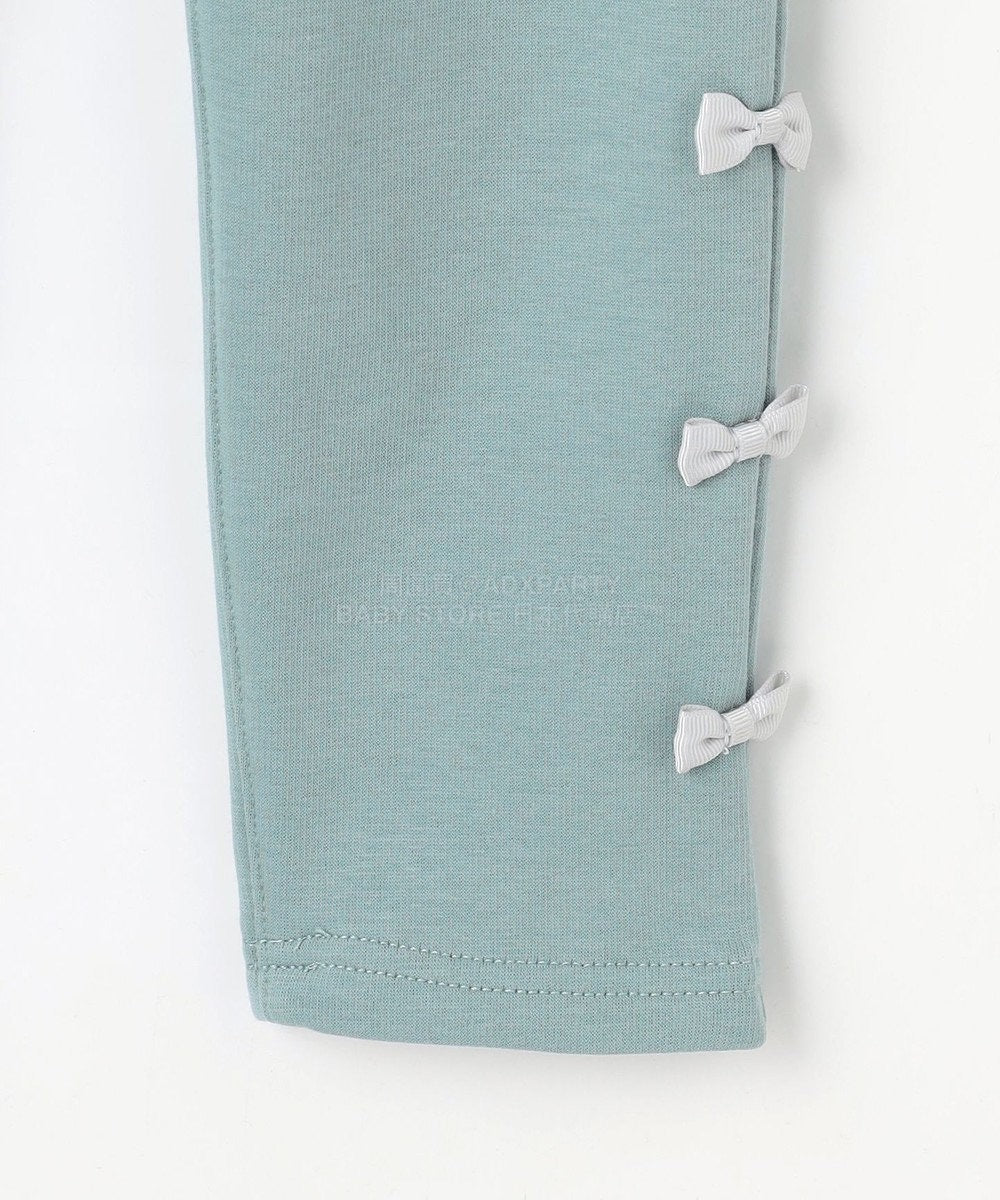 日本童裝 aF#a325 蝴蝶結抓毛長褲 90-150cm 女童款 冬季 PANTS