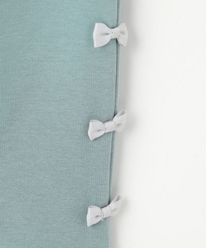 日本童裝 aF#a325 蝴蝶結抓毛長褲 90-150cm 女童款 冬季 PANTS